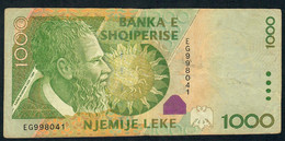 ALBANIA P69 1000 LEKE 2001 # EG       VF NO P.h. - Albanie