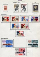 9172  URSS  Collection  N°3016,3024,3026,3028,3043/4,3048/55 *   1965  TB - Collections