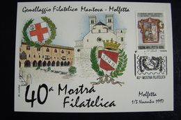 1997  Gemellaggio MANTOVA   MOLFETTA   BARI PUGLIA     FDC  MOSTRA FILATELICA  FIRST DAY  PREMIER JOUR  MAXIMUM - Molfetta