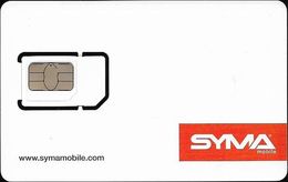 France - SYMA (Big Logo - Gold Chip) - Www.symamobile.com, Issue 04.2016, GSM SIM5 Mini/Micro, Mint - Otros & Sin Clasificación