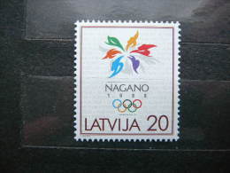 Winter Olympic Games, Nagano'98 # Latvia Lettland Lettonie # 1998 MNH #Mi. 474 - Winter 1998: Nagano