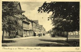 NIENBURG A.d. Weser, Lange Strasse (1930s) AK - Nienburg