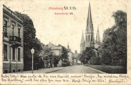 OLDENBURG, Gartenstrasse (1902) AK - Oldenburg