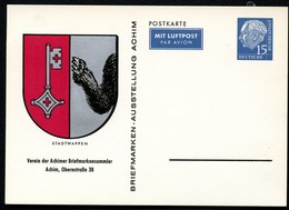 Bund PP9 B2/002 ACHIM WAPPEN 1959  NGK 15,00€ - Privatpostkarten - Ungebraucht