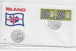 Iceland; Chess Ajedrez; - Storia Postale