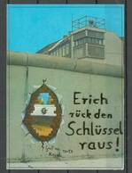 Deutschland Ansichtskarte Berlin Mauer 1994 Nach Estland Gesendet, Mit Briefmarke - Muro De Berlin