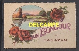 DF / 47 LOT ET GARONNE / DAMAZAN / UN BONJOUR DE DAMAZAN - Damazan