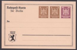 PP 87 A 1/02 , Seltene Rohrpostkarte "Berlin", * - Cartes Postales