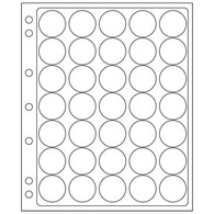 Kunststoffhüllen ENCAP, Für 35 Münzen Mit Einem InnenØ Von 28 Bis 30 Mm - Clear Sleeves