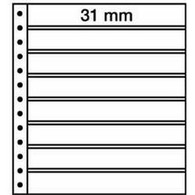 LEUCHTTURM R-Tafeln, 8er Einteilung, Schwarz, 5er Pack. - Autres & Non Classés