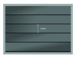 PRINZ SYSTEM Steckkarten 210 X 148 Mm Mit 5 Streifen, 50 Stück - Etichette