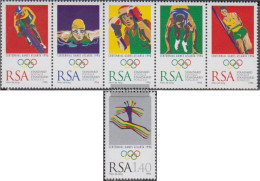 South Africa 1005-1009 Five Strips, 1010 (complete Issue) Unmounted Mint / Never Hinged 1996 Olympic. Summer 96, Atlanta - Ungebraucht