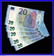 20 EURO "U" FRANCE  Firma DRAGHI U021 I6  CH 53 LAST POZITION,  UNC SEE SCAN!!!!! - 20 Euro