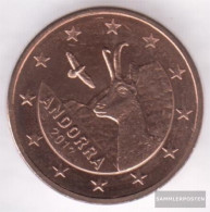 Andorra And 2 2017 Stgl./unzirkuliert Stgl./unzirkuliert 2017 2 Cent Kursmünze - Andorra