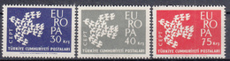 EUROPA - CEPT - Michel - 1961 - TURKIJE - Nr 1820/22 -  MNH** - 1961