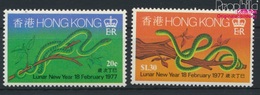 Hongkong 329-330 (kompl.Ausg.) Postfrisch 1977 Chinesisches Neujahr (9233623 - Ongebruikt