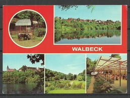 Deutschland DDR 1981 Ansichtskarte WALBECK (Kr Hettstedt) Sauber Unbenutzt - Hettstedt
