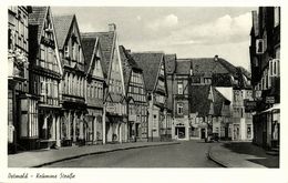 DETMOLD, Krümme Strasse (1950s) AK - Detmold