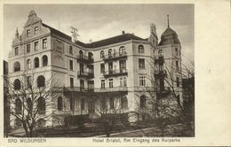 BAD WILDUNGEN, Hotel Bristol, Am Eingang Des Kurparks (1910s) AK - Bad Wildungen