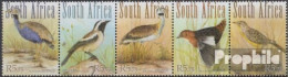 Südafrika 1967-1971 Fünferstreifen (kompl.Ausg.) Postfrisch 2010 Steppenvögel - Nuovi