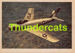 CHROMO TRADING CARD AVIATION AVION AIRPLANE PLANE PREMIERE TRADING CARDS OKAK 1957 NORTH AMERICAN F 86 SABRE - Flugzeuge