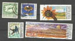 Afrique Du Sud N°1542, 1543, 1548, 1550, 1551 - Usati