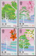 Hongkong 540-543 (kompl.Ausg.) Postfrisch 1988 Bäume - Neufs