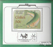 Südafrika - Ciskei Block4 (kompl.Ausg.) Postfrisch 1989 Forellenzucht - Ciskei