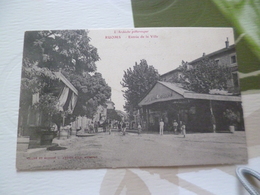 CPA 07 Ardèche Ruoms Entrée De La Ville   TBE - Ruoms