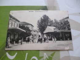 CPA 07 Ardèche Ruoms  Rond Point De La Gare Taches Sinon     TBE - Ruoms