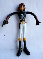 FIGURINE ALBATOR - CAPITAINE HARLOK (2) CEJI BRABO BENDEM - FLEXIBLE 1978 Incomplet - Harlock