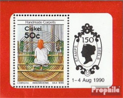 Südafrika - Ciskei Block5 (kompl.Ausg.) Postfrisch 1990 Teppichherstellung - Ciskei