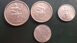 Nouvelle Calédonie Lot De 4 Essai Diférents 2 Franc 1 Franc, 2 Cinquantes Centimes - Nouvelle-Calédonie