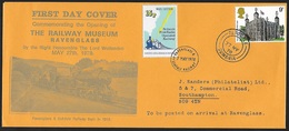 1978 - GREAT BRITAIN - Cover The Railway Museum [Ravenglass] + Railway+SG 1054 [Tower Of London] + SEASCALE - Ferrocarril & Paquetes Postales