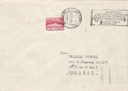 73323- SHIP STAMP ON COVER, PRODUCTIONS COOPERATIVES SPECIAL POSTMARK, 1983, ROMANIA - Brieven En Documenten