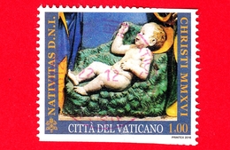 VATICANO - Usato - 2016 - Natale - Christmas - Gesù Bambino - 1.00 - Vedi ... - Used Stamps