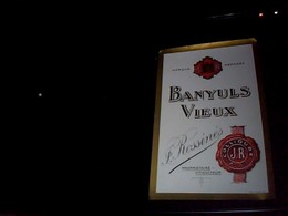 Etiquette  Neuve Grenache Vieux Banyuls Vieux  Rossinés à Collioures - Alcohols & Spirits