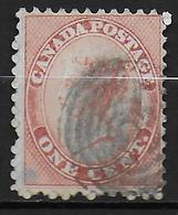 CANADA - YVERT N° 12 OBLITERE TB - COTE = 55 EUR. - Used Stamps