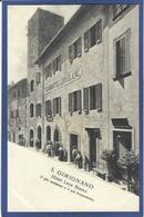 CPA Italie Italia Publicité Hôtel S.GIMIGNANO Non Circulé - Autres & Non Classés