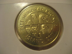 100 Kr 2011 Fish ICELAND Islande Good Condition Coin - Islande