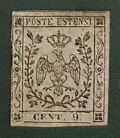 Italy, Modena 1853, Segnatasse Per Giornali, Cent 9, Used - Modène