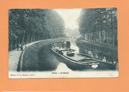 CPA -  Anizy -  Le Canal  -  ( Péniche , Péniches ) - Sonstige Gemeinden