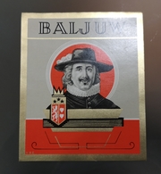 Rótulo De Tabaco Muito Antigo BALJUW Original - Etiquetas