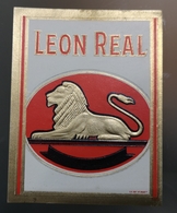 Rótulo De Tabaco Muito Antigo LEON REAL Original - Labels