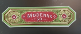 Rótulo De Tabaco Muito Antigo MODENAS  Original - Labels