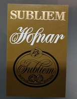 Rótulo De Tabaco Muito Antigo SUBLIEM  Original ETIQUETTE CIGARE - Labels