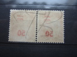 VEND BEAUX TIMBRES DE FRANCE N° 481 EN PAIRE , SURCHARGES RECTO-VERSO !!! - Used Stamps