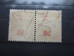 VEND BEAUX TIMBRES DE FRANCE N° 481 EN PAIRE , SURCHARGES RECTO-VERSO !!! - Usados