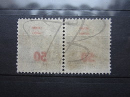 VEND BEAUX TIMBRES DE FRANCE N° 482 EN PAIRE , SURCHARGES RECTO-VERSO !!! (a) - Usati