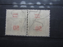 VEND BEAUX TIMBRES DE FRANCE N° 482 EN PAIRE , SURCHARGES RECTO-VERSO !!! (c) - Oblitérés